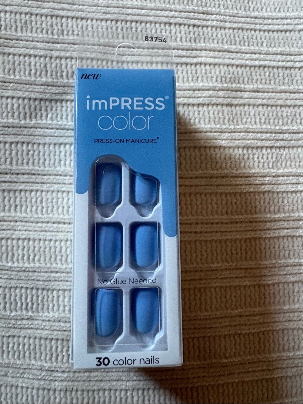 New imPRESS Color Press-On Manicure - Blue Press on Nails